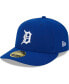 Фото #1 товара Men's Royal Detroit Tigers White Logo Low Profile 59FIFTY Fitted Hat