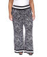 ფოტო #1 პროდუქტის Plus Size Zebra-Print Striped-Border Pants