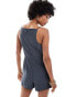 COLLUSION 00s skort wrap playsuit in grey grau, 40 - фото #2