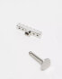 Kingsley Ryan multi gem bar labret earring in sterling silver