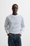 STRIPED JACQUARD T-SHIRT