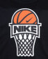 Little Boys Basketball Badge Tee