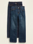 Фото #2 товара Straight Non-Stretch Dark-Wash Jeans 2-Pack For Boys