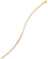 ფოტო #3 პროდუქტის Herringbone Link Chain Bracelet in 10k Gold