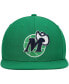 Men's Green Dallas Mavericks Hardwood Classics Team Ground 2.0 Snapback Hat
