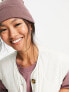 Фото #3 товара ASOS DESIGN deep turn up beanie hat in dusty pink - PINK