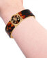 Gold-Tone Logo & Tortoise-Look Bangle Bracelet