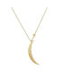 ფოტო #2 პროდუქტის Illuminated Path Gold Moon necklace