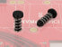 Delock 18273 - Push rivet - Plastic - Black - Electronics - Flat head - 6.3 mm