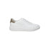 Time and Tru Platform Fashion Sneakers Womens 8 White Polyurethane Lace-Up Solid