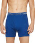 Фото #2 товара Calvin Klein 273878 Men's Classics Boxer Brief, Periwinkle/ Dark Blues, Small