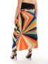 Never Fully Dressed Plus Jaspre midaxi skirt in starburst print