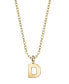 Фото #5 товара 2028 gold-Tone Initial Necklace 20"