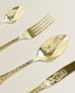 Фото #4 товара Engraved gold brunch fork