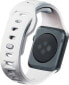 Фото #6 товара 3MK 42/44/45/49 mm White - 3mk Silicone Watch Strap for Apple