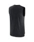 ფოტო #4 პროდუქტის Men's Black Chicago White Sox Knockout Stack Exceed Performance Muscle Tank Top