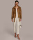 ფოტო #5 პროდუქტის Women's Tie-Waist Front-Zip Jacket