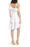 KENDALL + KYLIE 153202 Women's Ruffle One-Shoulder Dress White Sz. Large