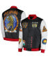 Фото #1 товара Men's and Women's Black Def Leppard Bomber Full-Snap Jacket