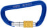 Фото #1 товара KNIPEX 00 50 03 T BK, Screw-lock, Locking carabiner, D-shaped, Aluminium, Blue, CE