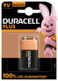 Duracell Plus 100 - Single-use battery - 9V - Alkaline - 9 V - 1 pc(s) - Beige - Black