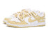 【定制球鞋】 Nike Dunk Low “Team Gold” 飞机 Vibe风 解构高街 低帮 板鞋 男款 黄白 / Кроссовки Nike Dunk Low DV0833-100