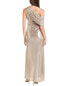 Фото #2 товара Taylor Slinky Foil Gown Women's