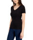 ფოტო #1 პროდუქტის Women's V-Neck T-Shirt, Created for Macy's