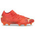 Фото #1 товара Puma Future 1.4 Firm GroundArtificial Ground Soccer Cleats Womens Orange Sneaker