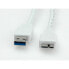 Фото #4 товара VALUE USB 3.0 Cable - A - Micro B - M/M 3.0 m - 3 m - USB A - Micro-USB B - USB 3.2 Gen 1 (3.1 Gen 1) - Male/Male - White