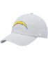 ფოტო #1 პროდუქტის Men's '47 Gray Los Angeles Chargers Clean Up Adjustable Hat