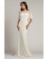 ფოტო #4 პროდუქტის Women's Whelan Embroidered Puff-Sleeve Gown