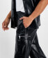 ფოტო #7 პროდუქტის Men's Jax Pleather Pants, Created for Macy's