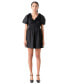 Фото #1 товара Women's Rosette Puff-Sleeve Mini Dress