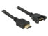 Delock 1m 2xHDMI - 1 m - HDMI Type A (Standard) - HDMI Type A (Standard) - Black