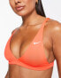 Nike Swimming Essentials bikini top in red Красный, XL - EU 48-50 - фото #4