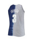 ფოტო #2 პროდუქტის Men's Allen Iverson Navy, Gray Georgetown Hoyas Big and Tall Player Tie-Dye Jersey