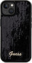 Guess Guess GUHCP14SPSFDGSK iPhone 14 / 15 / 13 6.1" czarny/black hardcase Sequin Script Metal