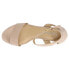 CL by Laundry Go On Block Heels Womens Beige Dress Sandals GASP-NDE 10, 10 B - фото #4