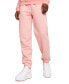 Women's Embroidered-Logo High-Waist Fleece Sweatpant Jogger