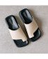Фото #3 товара Women's Toe Ring Flop Leather Sandals