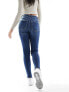 Фото #3 товара Pimkie high waist skinny jeans in mid blue wash