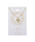 Фото #2 товара Unwritten 14K Gold Flash Plated Cubic Zirconia Heart Pendant Necklace