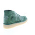 Фото #8 товара Clarks Desert Coal 26166172 Mens Green Suede Lace Up Chukkas Boots