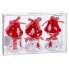 Фото #1 товара Новогоднее украшение Белый Красный Металл Колокольчик 4,5 cm (6 штук)