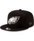 Фото #3 товара Men's Philadelphia Eagles Basic 9FIFTY Adjustable Snapback Hat