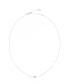 ფოტო #3 პროდუქტის Sterling Silver and Cubic Zirconia Pendant Necklace