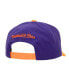 Фото #2 товара Men's Purple, Orange Phoenix Suns Soul XL Logo Pro Crown Snapback Hat