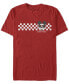 Фото #1 товара Men's Mickey Checkers Short Sleeve Crew T-shirt