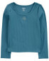 Фото #1 товара Kid Embroidered Ribbed Knit Top 10